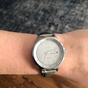 Fossil Metallic Silver Watch